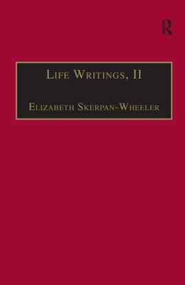 Life Writings, II: Printed Writings 1641–1700: Series II, Part One, Volume 2 book