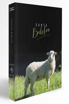 Biblia RVR 1960 letra grande, manual, tapa dura con nombres de Dios, Cordero de Dios / Spanish Bible RVR 1960 Handy Size, LP, HC with Names of God, Lamb of God book