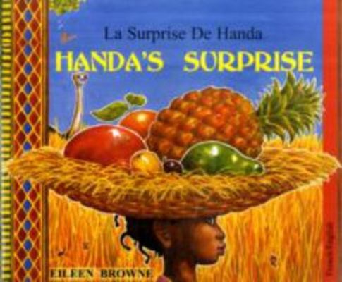 Handa's Surprise in French and English book