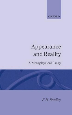 Appearance and Reality book