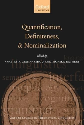 Quantification, Definiteness, and Nominalization by Anastasia Giannakidou