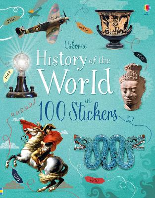 History of the World in 100 Stickers book