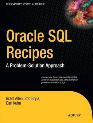 Oracle SQL Recipes book