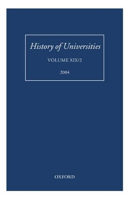 History of Universities by Mordechai Feingold