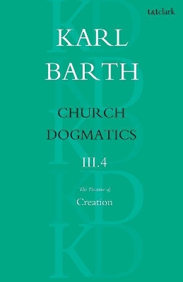 Church Dogmatics Classic Nip III.4 book