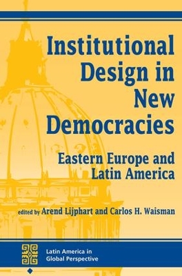 Institutional Design In New Democracies book