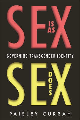 Sex Is as Sex Does: Governing Transgender Identity book