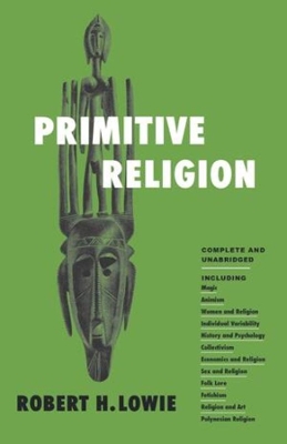 Primitive Religion Pprpprs Centenniel Ed book