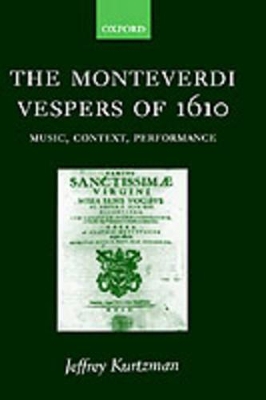 Monteverdi Vespers of 1610 book