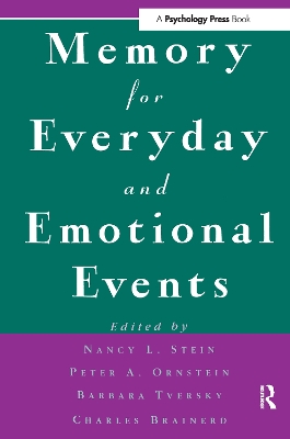 Memory for Everyday and Emotional Events book