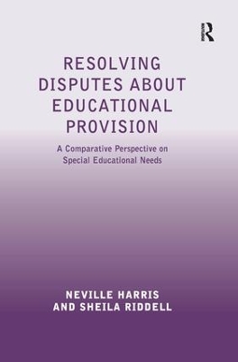 Resolving Disputes about Educational Provision book