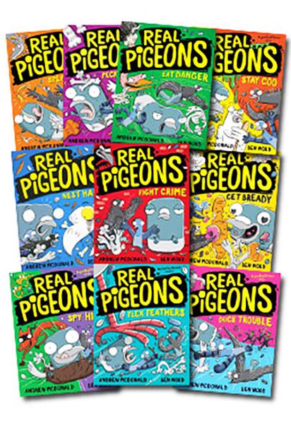 Real Pigeons: Set of 10 Books book