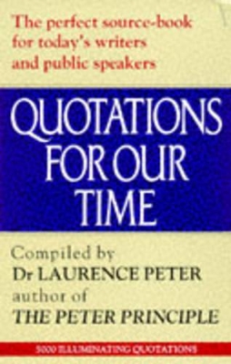 Quotations for Our Time book