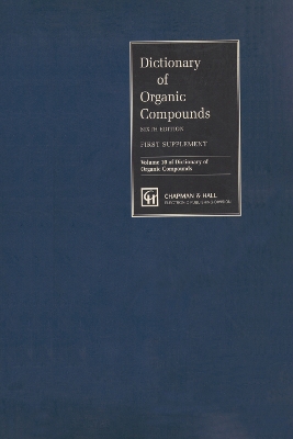 Dictionary of Organic Compounds book