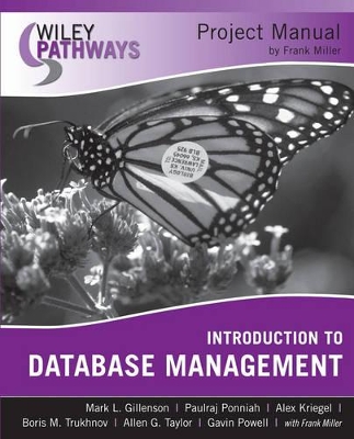 Wiley Pathways Introduction to Database Management Project Manual book