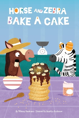 Horse and Zebra Bake a Cake book