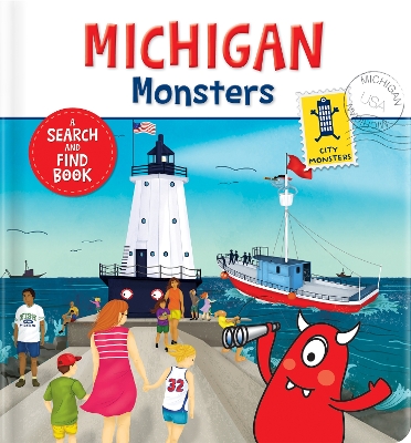 Michigan Monsters: A Search and Find Book book