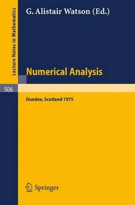 Numerical Analysis by G.A. Watson
