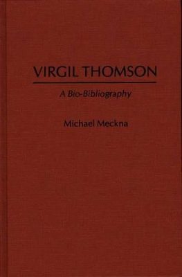 Virgil Thomson book