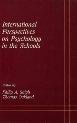 International Perspectives on Psychology in the Schools book
