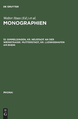 Phonai: Monographien 6 book