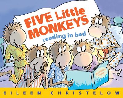 Five Little Monkeys Reading in Bed book