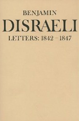 Benjamin Disraeli Letters book