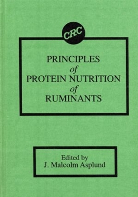 Principles of Protein Nutrition of Ruminants book