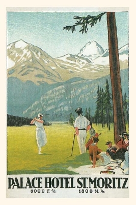 Vintage Journal Golfing in the Swiss Alps by Found Image Press