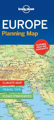 Lonely Planet Europe Planning Map book