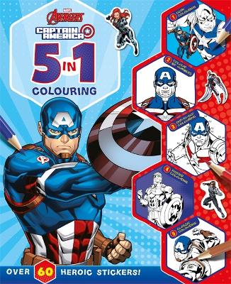 Marvel Avengers Captain America: 5 in 1 Colouring by Marvel Entertainment International Ltd