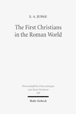 The First Christians in the Roman World: Augustan and New Testament Essays book