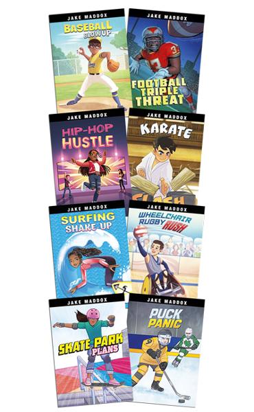 Jake Maddox Sports Stories Set of 8 Books book