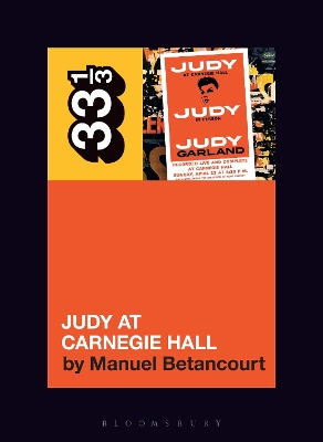 Judy Garland's Judy at Carnegie Hall book