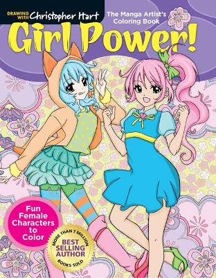 Manga Artist's Coloring Book: Girl Power! book