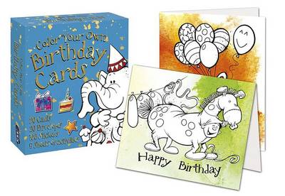Color Your Own Birthday Cards by David Antram