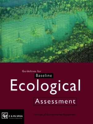 Guidelines for Baseline Ecological Assessment book
