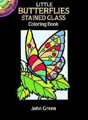 Little Butterflies Stained Glass Colouring Book book