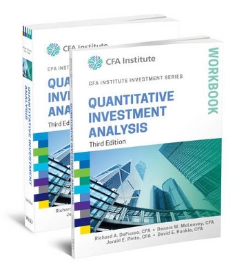 Quantitative Investment Analysis, Book and Workbook Set by Richard A. DeFusco