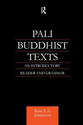 Pali Buddhist Texts book