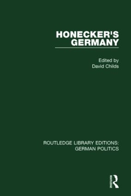 Honecker's Germany by David Childs