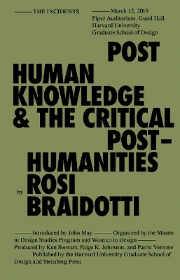 Posthuman Knowledge and the Critical Posthumanities book