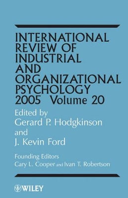 International Review of Industrial and Organizational Psychology 2005 book