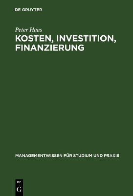 Kosten, Investition, Finanzierung book