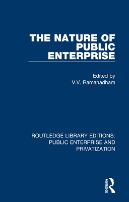 The Nature of Public Enterprise book