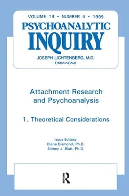 Attachment Research and Psychoanalysis by Diana Diamond