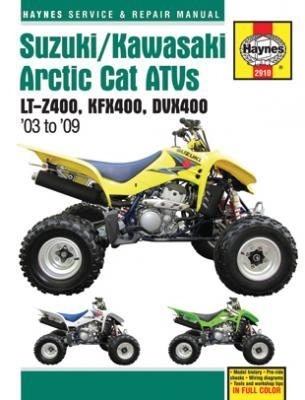 Suzuki/Kawasaki Arctic Cat ATV's Service and Repair Manual book