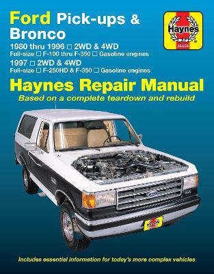 Ford Pick-ups & Bronco Automotive Repair Manual book