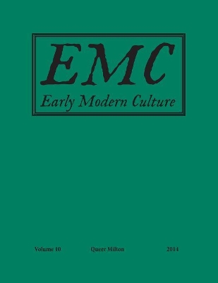 Early Modern Culture:: Vol. 10 book