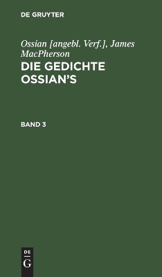 Die Gedichte Ossian's book